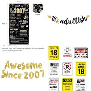 18th Birthday Party Supplies